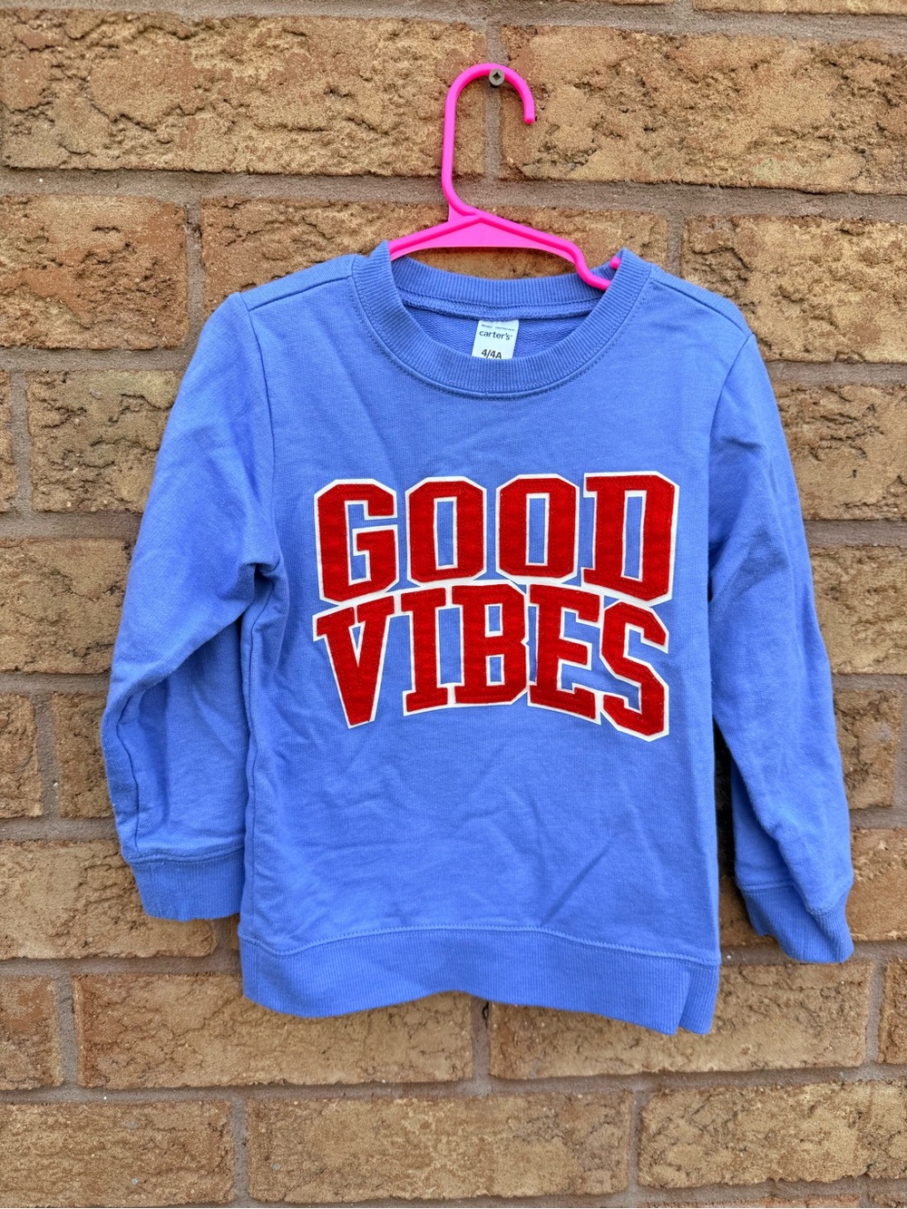 🌿10/$25 • Carter’s “Good Vibes” Sweatshirt